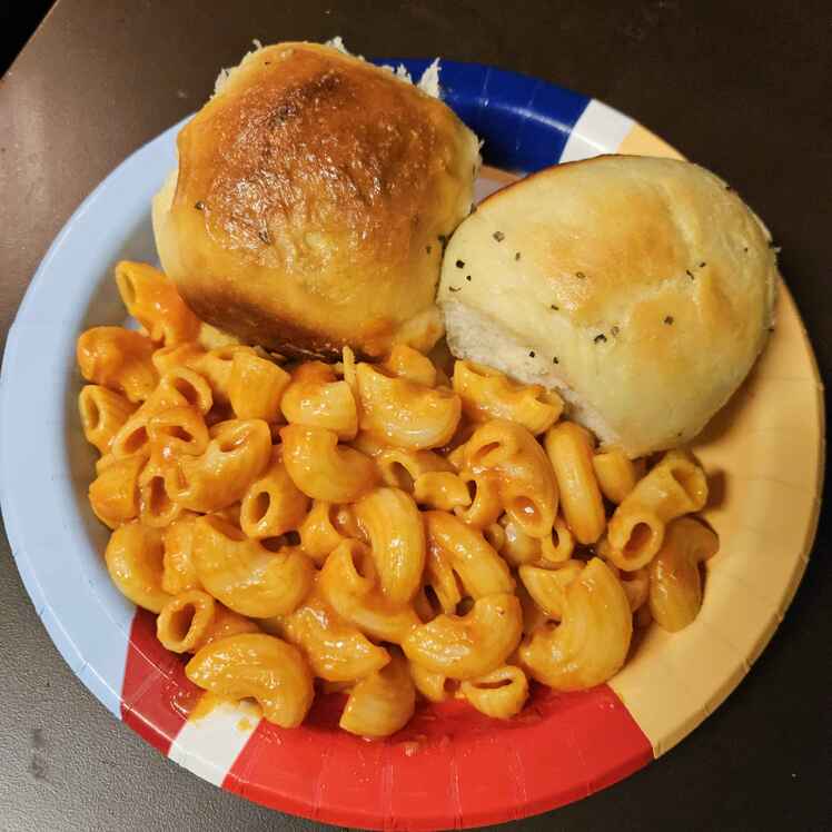 bread with pasta